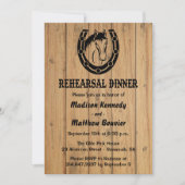 Westerne repetitie voor een diner-paard Rustige br Kaart (Voorkant)