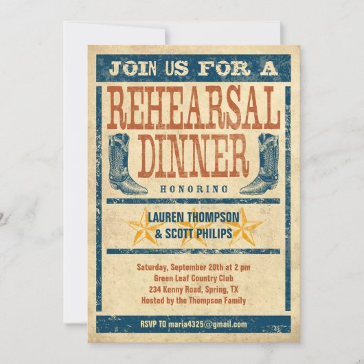 Westerne repetities kaart (Voorkant)