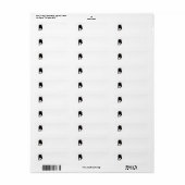 Westerne retouradreslabels voor paarden etiket (Full Sheet)