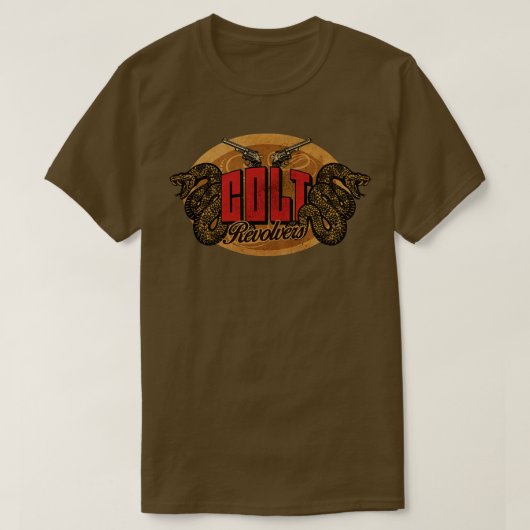 Westerne  Revolvers T-shirt (Design voorkant)