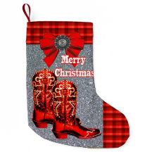 Westerne rode cowboy Boots met speldenband