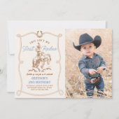 Westerne Rodeo 2e verjaardag foto Kaart (Voorkant)