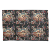 Westerne Rodeo Arena Cowboy Cowgirl Rodeo Evenemen Kussensloop (Voorkant)