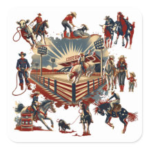 Westerne Rodeo Arena Cowboy Cowgirl Rodeo Evenemen