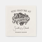 Westerne  Rodeo Black Bruids Paren Douche Servet (Voorkant)