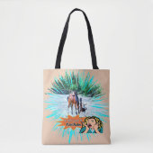 Westerne Rodeo Bronc Rider niet eerst Rodeo Tote Bag (Voorkant)