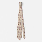 Westerne Rodeo Calf Roper Necktie Stropdas (Voorkant)
