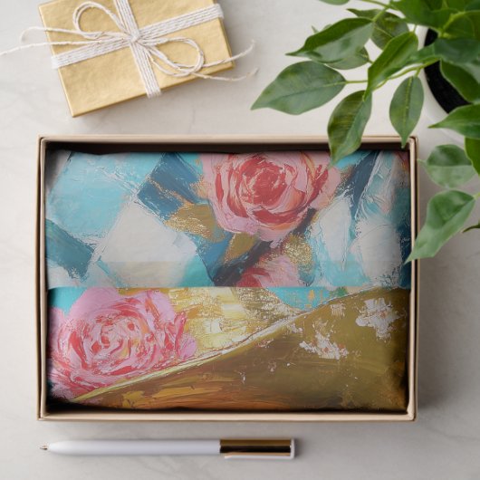 Westerne Rodeo Chic Decoupage Tissuepapier (Geschenk)