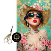 Westerne Rodeo Chic Decoupage Tissuepapier