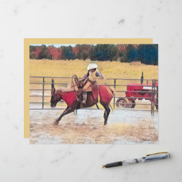 Westerne Rodeo Country Horse Riding Art