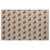 Westerne Rodeo Cowboy Bareback Bronc Horse Rider Stof (Fat Quarter)