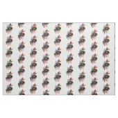 Westerne Rodeo Cowboy Bareback Bronc Horse Rider Stof (Fat Quarter)