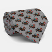 Westerne Rodeo Cowboy Bronc Rider Mannen Necktie Stropdas (Opgerold)