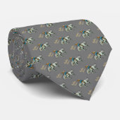 Westerne Rodeo Cowboy Bronc Rider Necktie Stropdas (Opgerold)