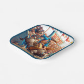 Westerne Rodeo Cowboy Bull Riding Papieren Bordje (Gebogen)