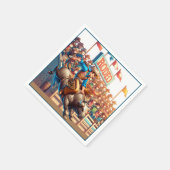 Westerne Rodeo Cowboy Bull Riding Servet (Hoek)