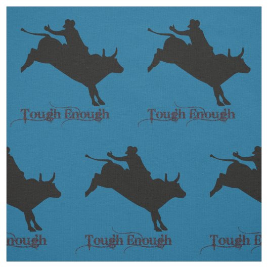 Westerne Rodeo Cowboy Bull Riding Stof (Swatch)