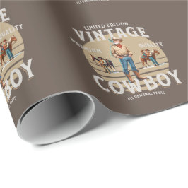 Westerne Rodeo  Cowboy Cadeaupapier