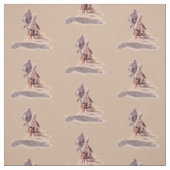 Westerne Rodeo Cowboy Calf Roping Print Stof (Swatch)