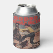 Westerne Rodeo Cowboy Calf Roping Rodeo Romance Blikjeskoeler (Blikje Voorkant)