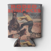 Westerne Rodeo Cowboy Calf Roping Rodeo Romance Blikjeskoeler (Voorkant)