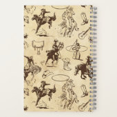 Westerne Rodeo Cowboy Chuck Wagon Recepten Notitieboek (Achterkant)