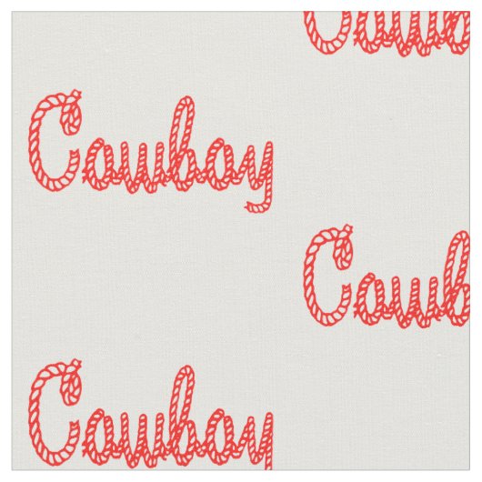 Westerne Rodeo Cowboy-cowboytekst Stof (Close Up)