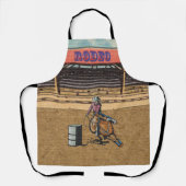 Westerne Rodeo Cowboy Cowgirl Barrel Racing Schort (Voorkant)