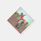 Westerne Rodeo Cowboy Cowgirl Mutton Busting Servet (Hoek)