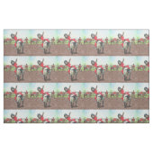 Westerne Rodeo Cowboy Cowgirl Mutton Busting Stof (Fat Quarter)