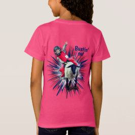 Westerne Rodeo Cowboy Cowgirl Mutton Busting T-shirt