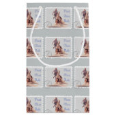 Westerne Rodeo Cowboy Gift Bag Calf Roper Klein Cadeauzakje (Achterkant)