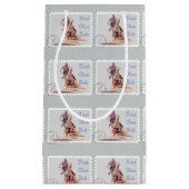 Westerne Rodeo Cowboy Gift Bag Calf Roper Klein Cadeauzakje (Voorkant)