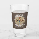 Westerne Rodeo  Cowboy Glas (Achterkant)