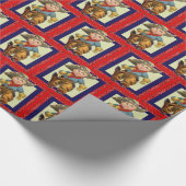 Westerne Rodeo  Cowboy Kind Gift Wrapping Cadeaupapier (Hoek)