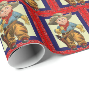 Westerne Rodeo  Cowboy Kind Gift Wrapping Cadeaupapier