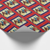 Westerne Rodeo  Cowboy Kind Gift Wrapping Cadeaupapier (Hoek)