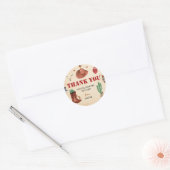 Westerne Rodeo Cowboy Labels Verjaardag Stickers (Envelop)