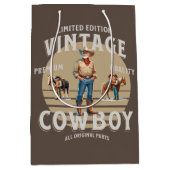 Westerne Rodeo  Cowboy Medium Cadeauzakje (Voorkant)