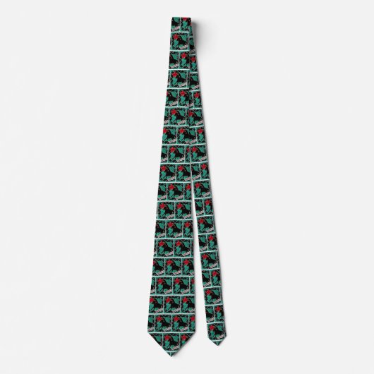 Westerne Rodeo Cowboy Roping Necktie Stropdas (Voorkant)