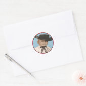 Westerne Rodeo Cowboy Stickers gaan naar Texan (Envelop)