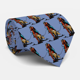 Westerne Rodeo Cowboy Team Roping Mannen Necktie Stropdas