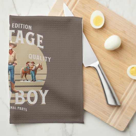 Westerne Rodeo  Cowboy Theedoek (Quarter Fold)