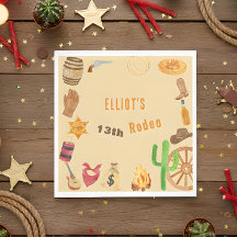 Westerne rodeo cowboy verjaardag