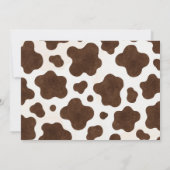 Westerne Rodeo Cowboy Wild West Verjaardag Foto Bedankkaart (Achterkant)