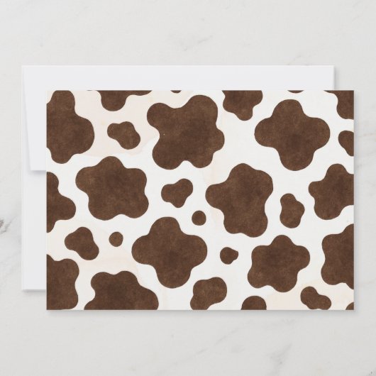 Westerne Rodeo Cowboy Wild West Verjaardag Foto Bedankkaart (Achterkant)