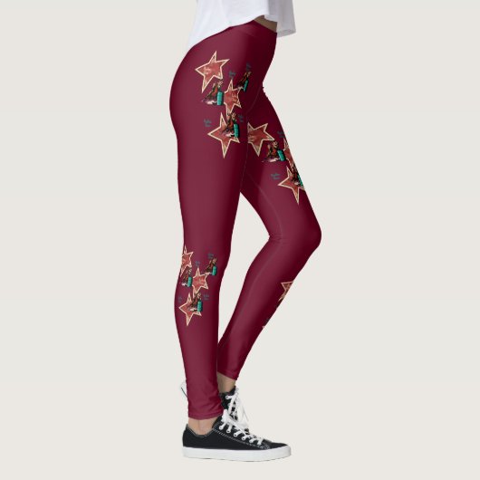 Westerne Rodeo Cowgirl Barrel Racing Leggings (Rechts)
