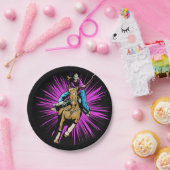 Westerne Rodeo Cowgirl Borden Papieren Bordje (Feest)