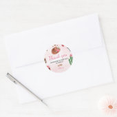 Westerne Rodeo Cowgirl Labels Verjaardag Stickers (Envelop)