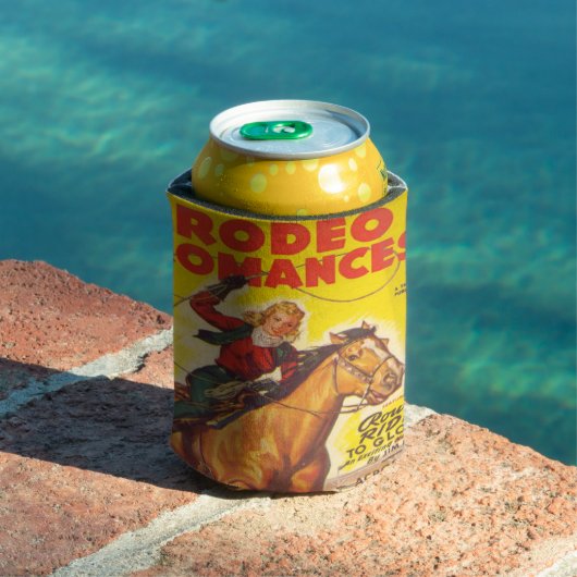 Westerne Rodeo Cowgirl Roping Rodeo Romance Blikjeskoeler (Insitu Zwembad)